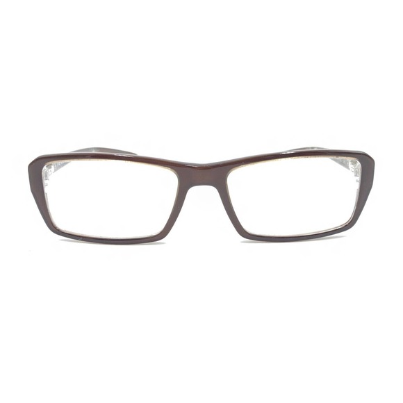Prada VPS04A ZX0-1O1 Brown Clear Rectangle Eyeglasses Frames 52-16 140 Italy - Picture 6 of 12